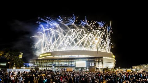 2015 – The Videotron Centre, Québec City's new arena, officially opens its doors.