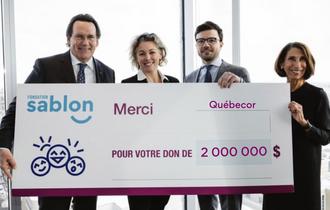 $2 million donation to the Fondation Sablon