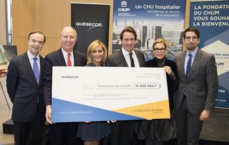 $15 million donation to Fondation du CHUM