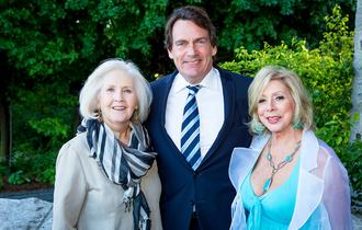 Andrée Lachapelle, Pierre Karl Péladeau and Patsy Gallant