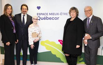 Inauguration de l’Espace Mieux-Être Québecor