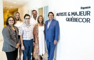 Inauguration de l'Espace Autiste & majeur - Québecor
